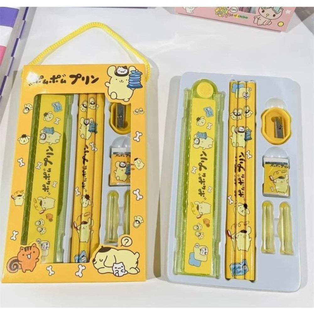 Piraye Gift Sanrio Ponpon Purin Kırtasiye Seti Cetvelli Cetvel Fiyatı
