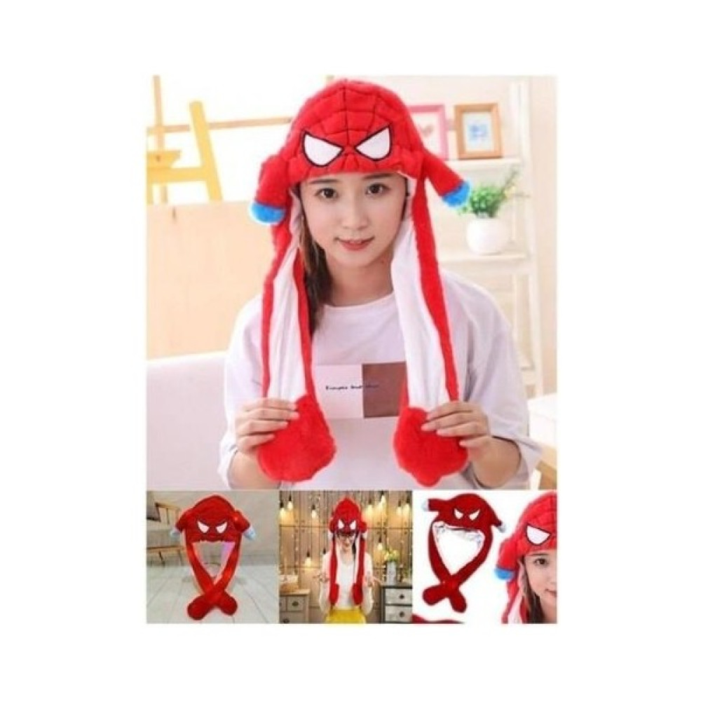 Piraye Gift Spiderman Kulakları Hareketli Işıklı Uzun Kulak Örümcek Adam Şapka Kadın Şapkası Fiyatı