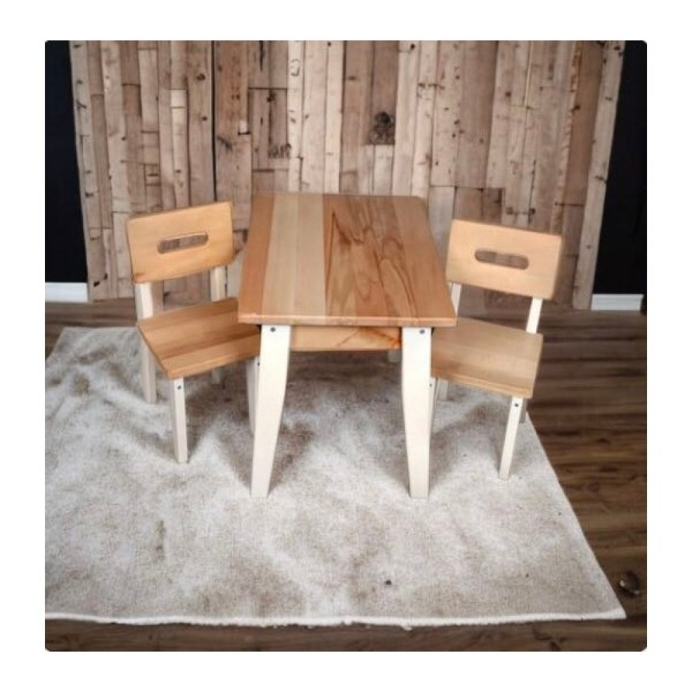 Piri Ahşap Çocuk Ders Çalışma Masası - Ahşap - Beyaz - 50x65 Masa - Sandalye & Tabure Fiyatı