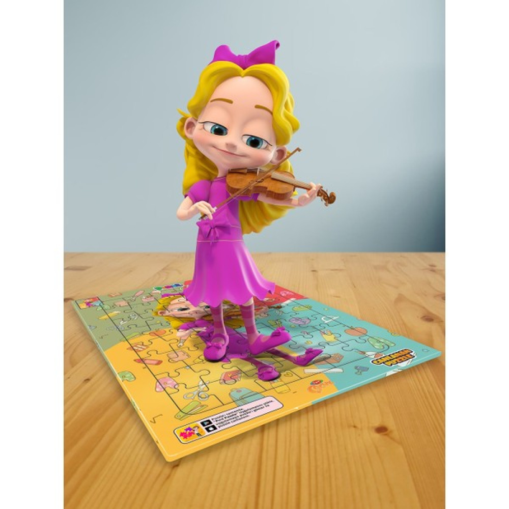 Pırıl Canlanan Puzzle - Nazlı - Keman Çalıyor (Sürpriz Pırıl ) Eğitici Oyuncak Fiyatı