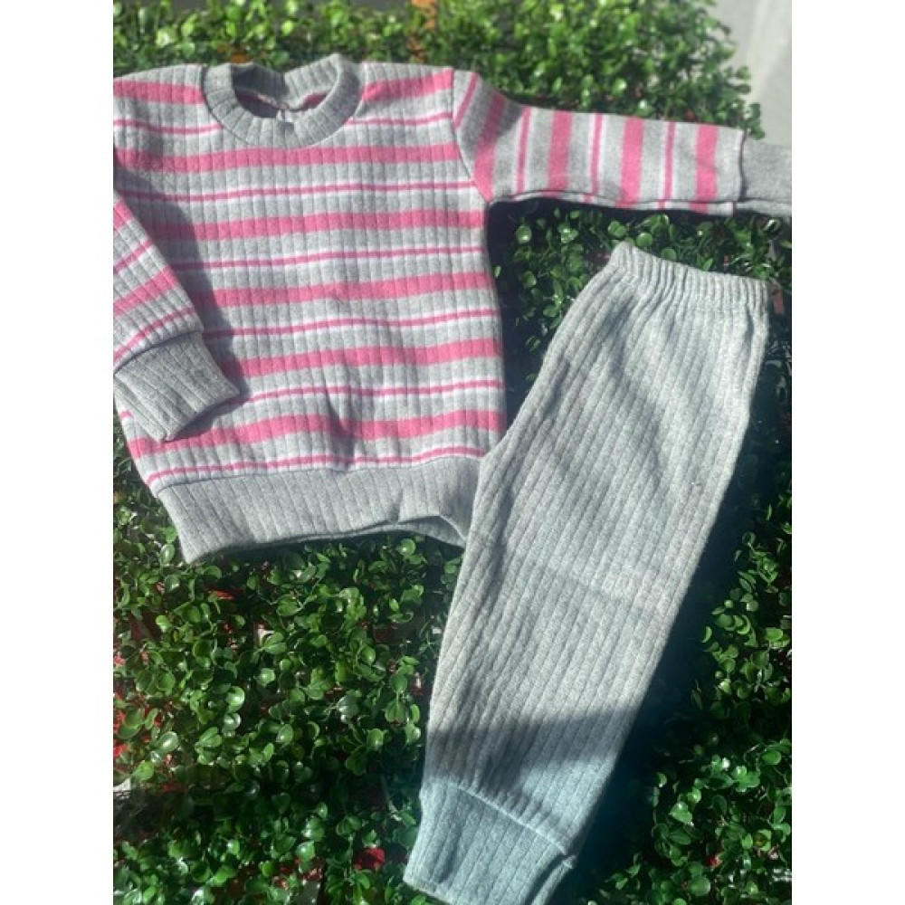 Pirinç Bebe Kız Bebek Fitilli Ikili Takım Bebek Giysi Takım Fiyatı