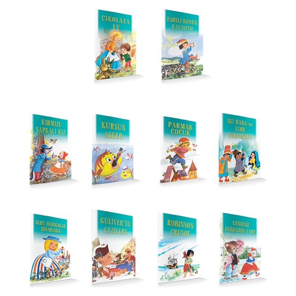 Pırlanta Masallar Dizisi (10 Kitap) Okul Öncesi Eğitici & Öğretici Kitaplar Fiyatı