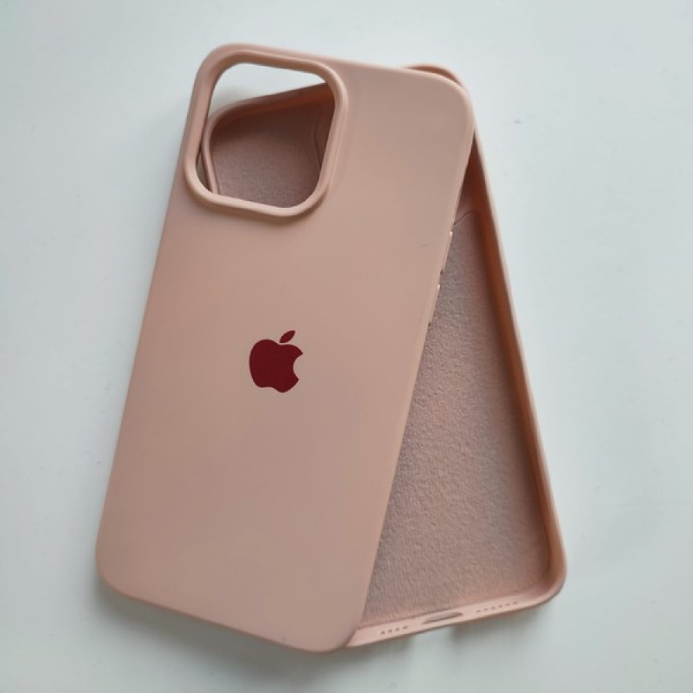 Pirok Store Apple iPhone 14 Pro Max (6.7) Uyumlu Lansman Içi Kadife Silikon Kılıf - Kum Pembe Cep Telefonu Kılıfı Fiyatı