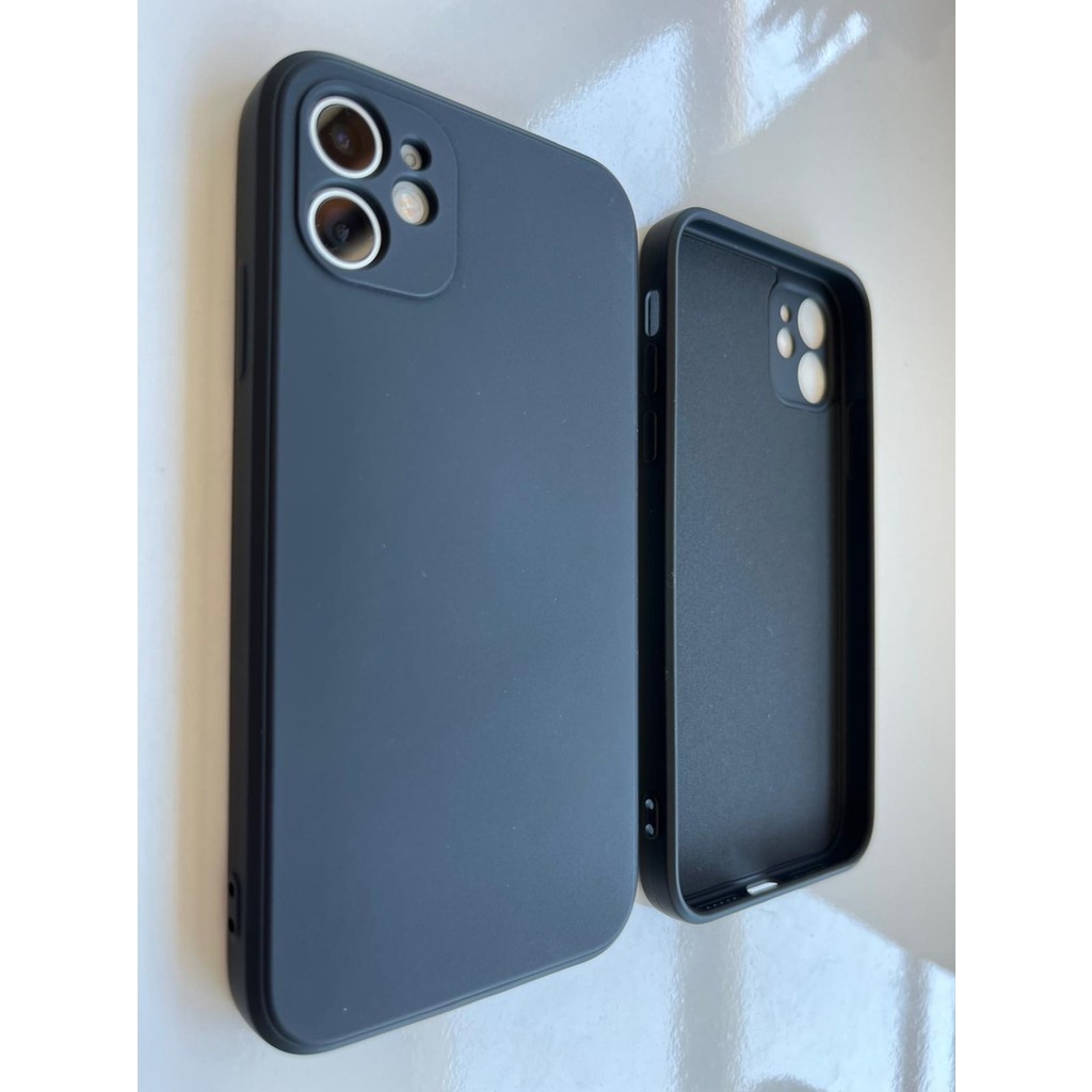 Pirok Store İphone 11 İle Uyumlu Köşeli Kalıp ( 12 GÖRÜNÜMLÜ) LOGOSUZ Lansman İçi Kadife Esnek Silikon Kılıf - Siyah Cep Telefonu Kılıfı Fiyatı