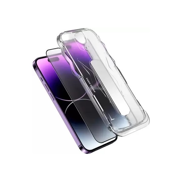 Pirok Store Iphone 11 Uyumlu Magic Glass Box Kolay Uygulama Aparatlı 9h Hd Temperli Cam Ekran Koruyucu ve Kiti - Şeffaf Cep Telefonu Ekran Koruyucusu Fiyatı