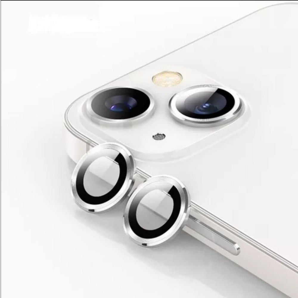 Pirok Store iPhone 13 / 13 Mini Uyumlu Halka Set Metal Lens Koruyucu Cam - Gümüş Cep Telefonu Kılıfı Fiyatı