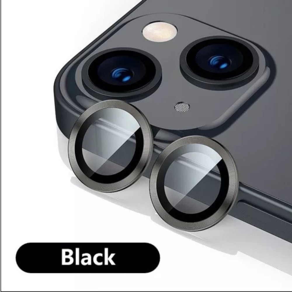 Pirok Store iPhone 13 / 13 Mini Uyumlu Halka Set Metal Lens Koruyucu Cam - Siyah Cep Telefonu Kılıfı Fiyatı