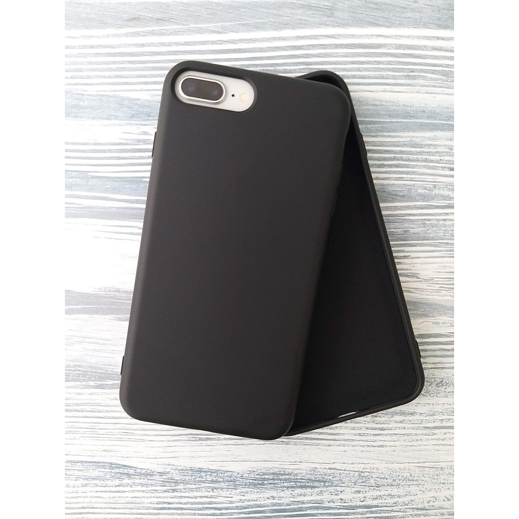 Pirok Store İphone 7 Plus / 8 Plus ile Uyumlu İçi Kadife Esnek Silikon Kılıf - Siyah - iPhone 7 Plus Cep Telefonu Kılıfı Fiyatı