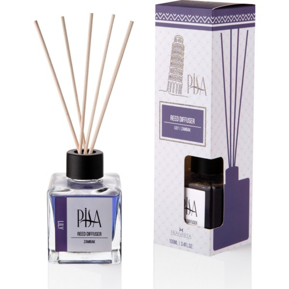 Pisa By Frannita – Bambu Çubuklu Oda Kokusu – Zambak – 100ML Oda Kokusu Fiyatı