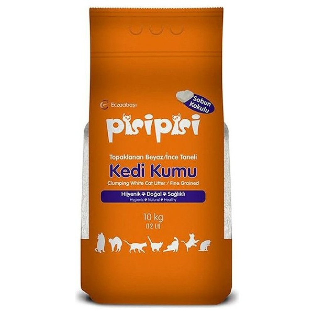 Pisi Pisi Sabunlu Topaklanan Bentonit Kedi Kumu Ince 10 kg Evcil Hayvan Ürünleri Fiyatı