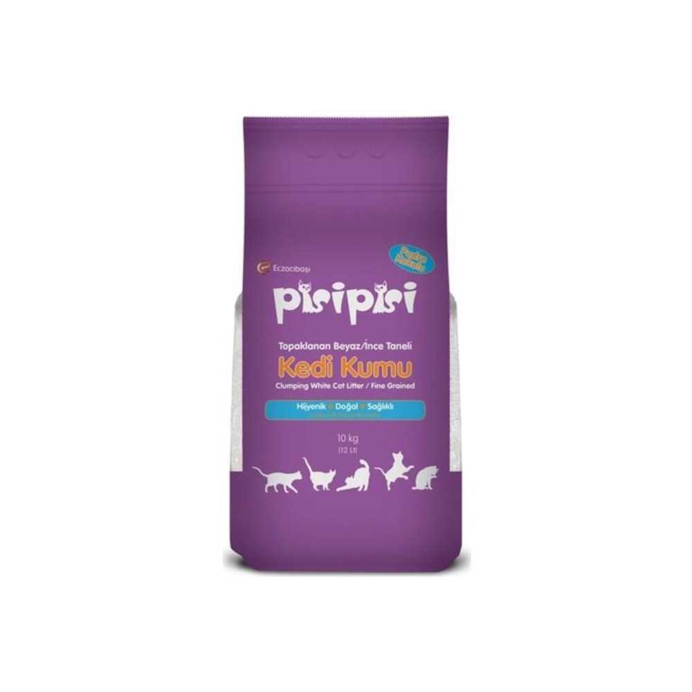 Pisipisi Pisi Pisi Pudra Kokulu Ince Taneli Kedi Kumu 10 Kg Evcil Hayvan Ürünleri Fiyatı