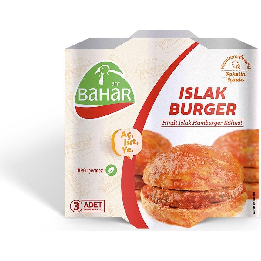 Pişmiş Islak Hamburger 200G - 1 Adet Diğer Fiyatı