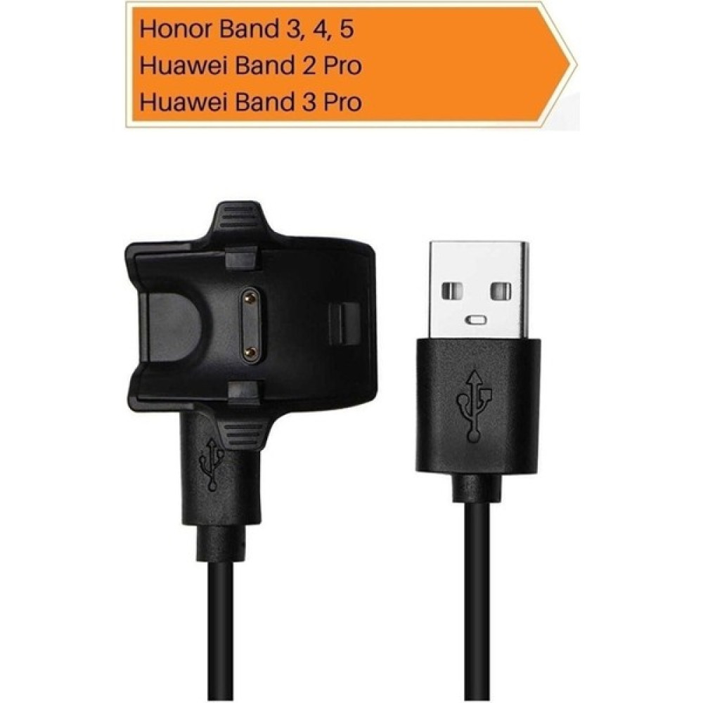 Pistech Honor Band 3/4/5 Uyumlu Yüksek Kalite Manyetik USB Şarj Kablosu (Siyah) - Siyah Cep Telefonu Şarj Cihazı Fiyatı