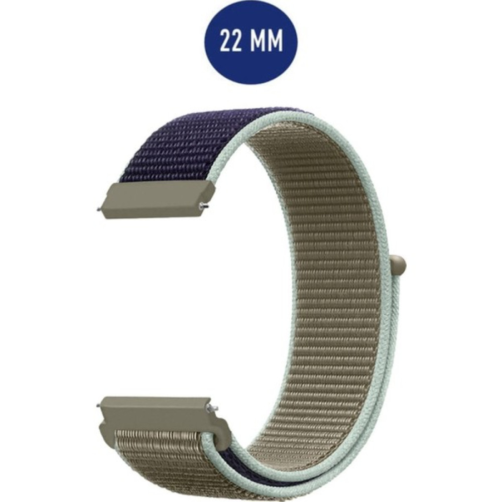 Pistech Samsung Gear S3 Frontier-Classic/ Samsung Galaxy Watch 3 (45MM)- Watch 1 (46MM) Hasır Dokuma Kordon - Haki Giyilebilir Teknoloji Aksesuarları Fiyatı