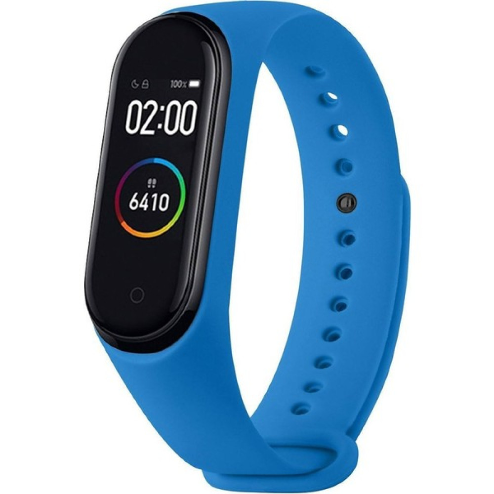 Pistech Xiaomi Mi Band 3 ve 4 Uyumlu [ Yüksek Kalite] Silikon Kordon - Mavi Giyilebilir Teknoloji Aksesuarları Fiyatı