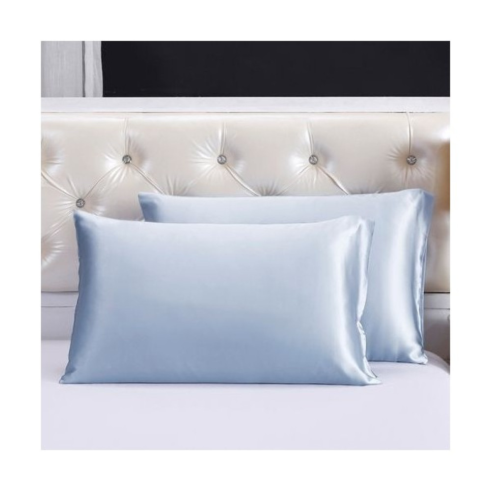 Pistore Açık Mavi İpek Saten Yastık Kılıfı 50 x 70 cm. 2'li Yastık Kılıfı Fiyatı