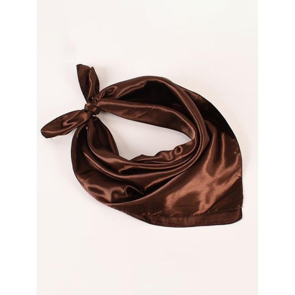 Pistore Kahverengi Saten Bandana 50X50 cm Toka, Taç & Saç Bandı Fiyatı
