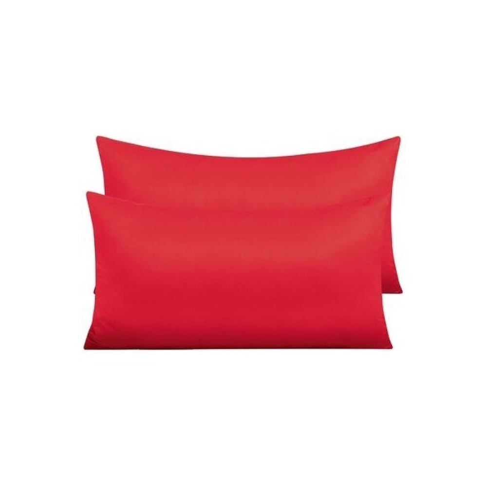 Pistore Kırmızı Ipek Saten Yastık Kılıfı 50 x 70 cm. 2'li - 50 x 70 cm Yastık Kılıfı Fiyatı