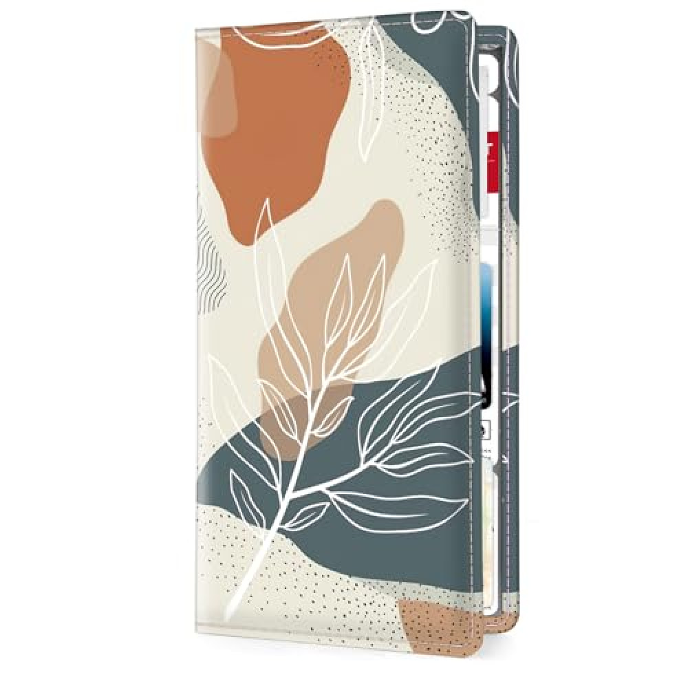 Pisypox Car Registration and Insurance Holder，Colour Patterns Men Women Car License Document Registration and Insurance Card Holder