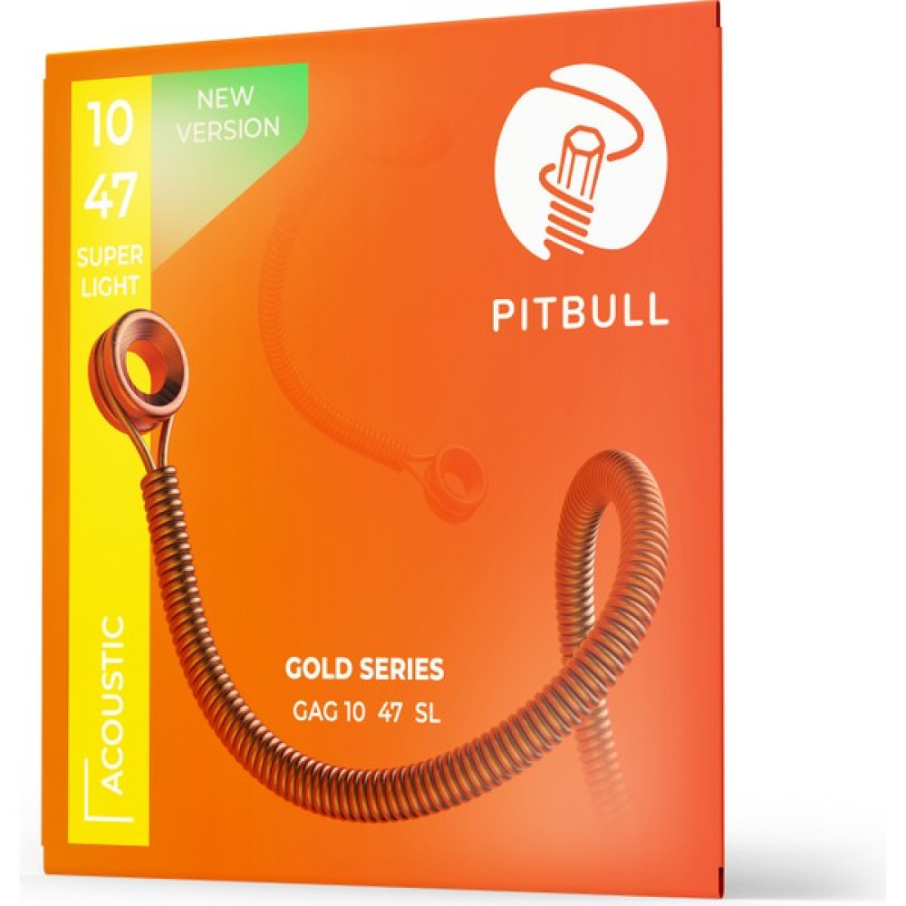 Pitbull Strings Gold Series Gag 10-47 Sl Takım Tel Akustik Gitar Teli 10-47 Müzik Aleti Aksesuarları Fiyatı