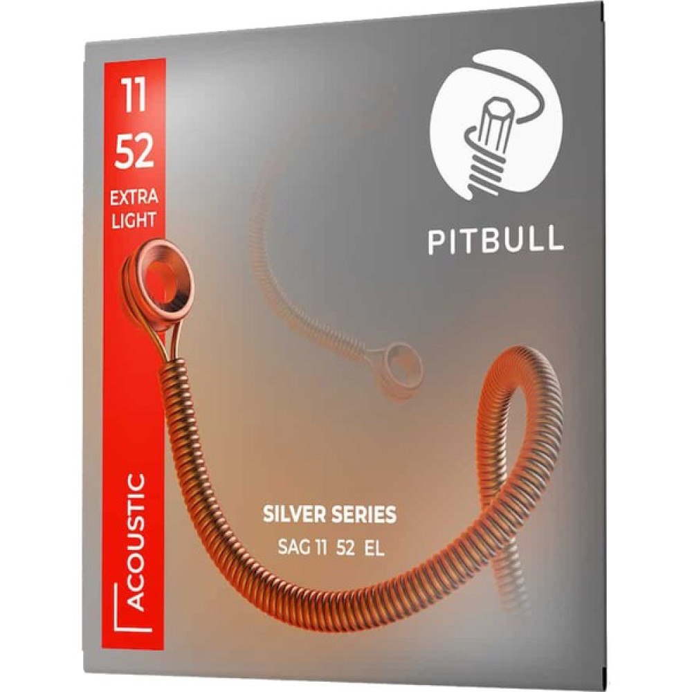 Pitbull Strings Silver Series Sag 11-52 El Takım Tel Akustik Gitar Teli 011-052 Müzik Aleti Aksesuarları Fiyatı