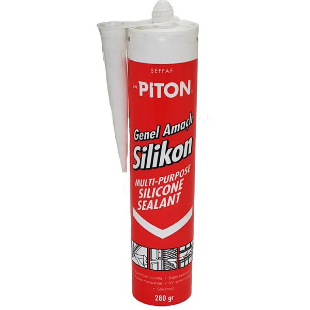 Piton Şeffaf Silikon Nalburiye & Hırdavat Fiyatı