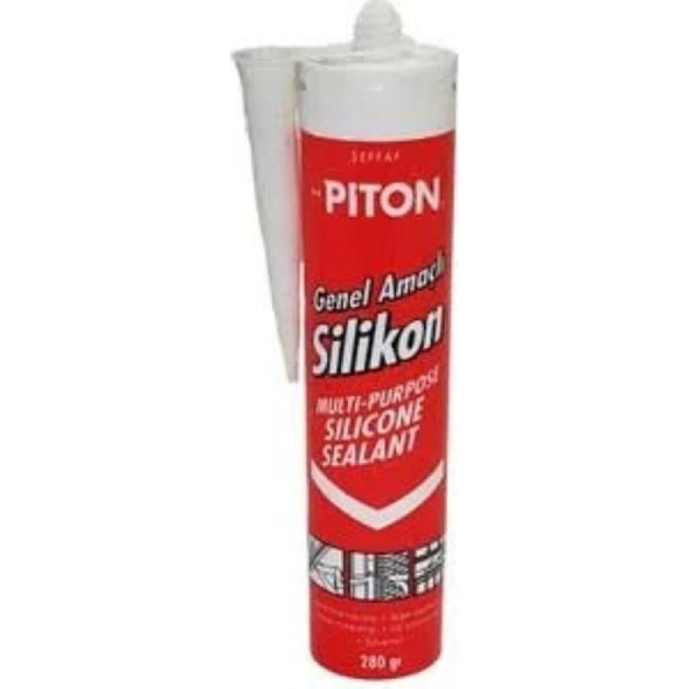 Piton Silikon Akrilik Mastik 280 gr Şeffaf 1 Adet Piton Nalburiye & Hırdavat Fiyatı