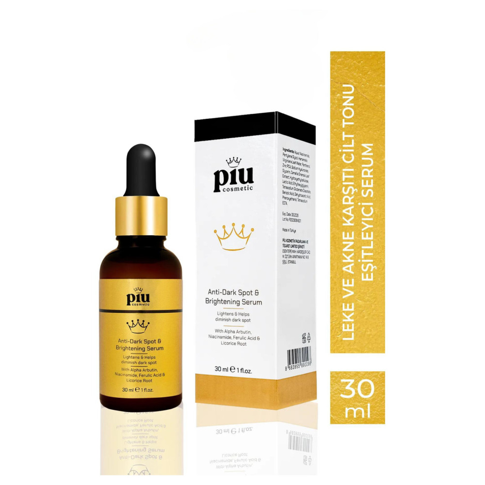 Piu Cosmetic Leke Ve Akne Karşıtı Cilt Tonu Eşitleyici Serum Cilt ve Yüz Bakımı Fiyatı