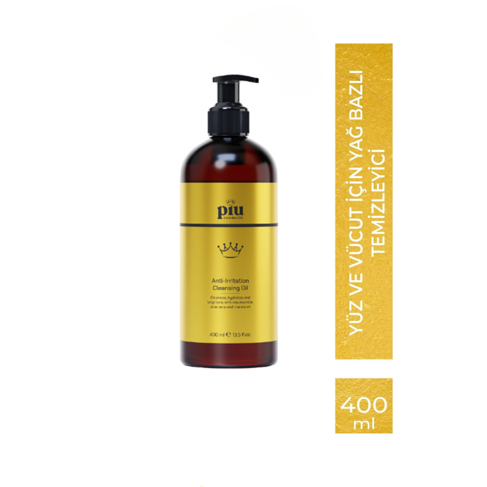 Piu Cosmetic Yağ Bazlı Temizleyici - 400 Ml- Yüz Ve Vücut Temizleme Yağı Cilt Temizleme ve Peeling Fiyatı