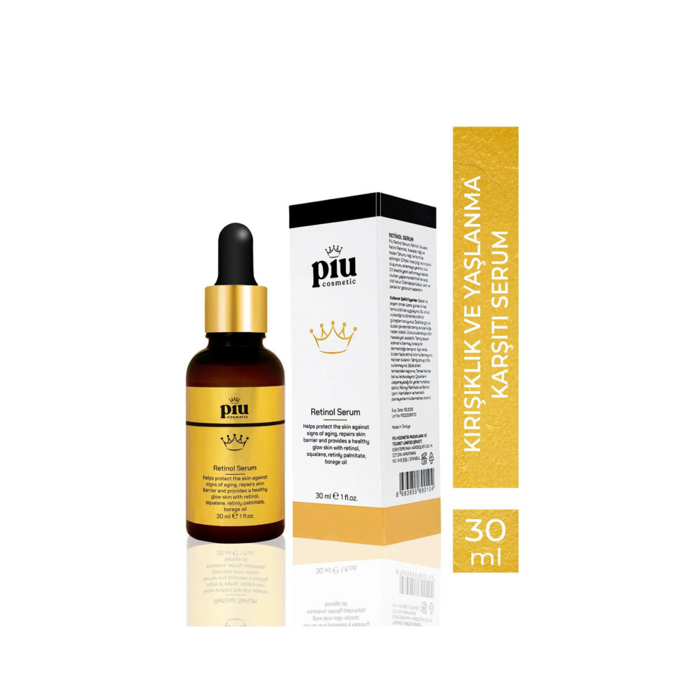 Piu Cosmetic Yaşlanma Karşıtı Retinol Serum Cilt ve Yüz Bakımı Fiyatı