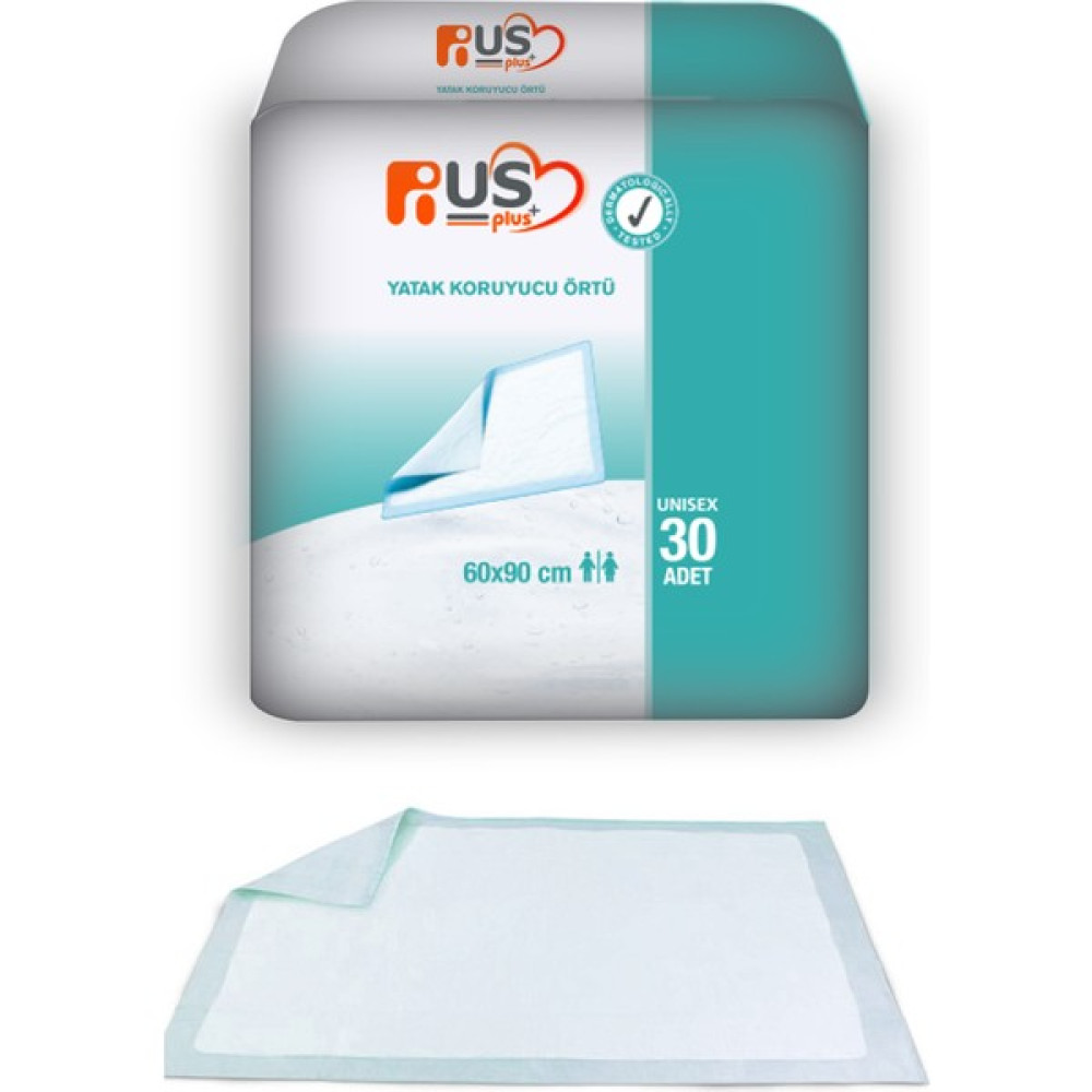 Pius Plus Yatak Koruyucu Örtü (60X90 Cm) 45 gr Hasta Bezleri ve Temizliği Fiyatı