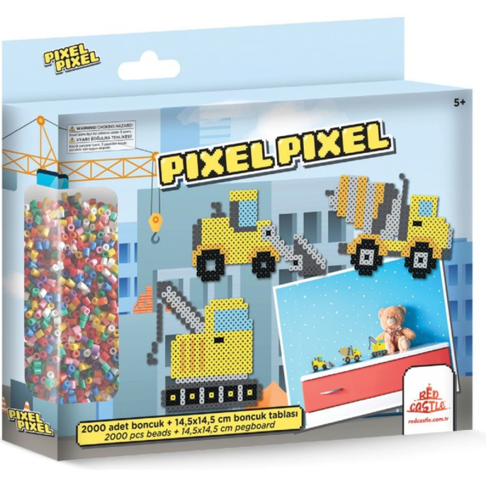Pixel Pixel Boncuk Etkinlik Seti-Inşaat Araçları BBU29-09 Oto Boyaları Fiyatı
