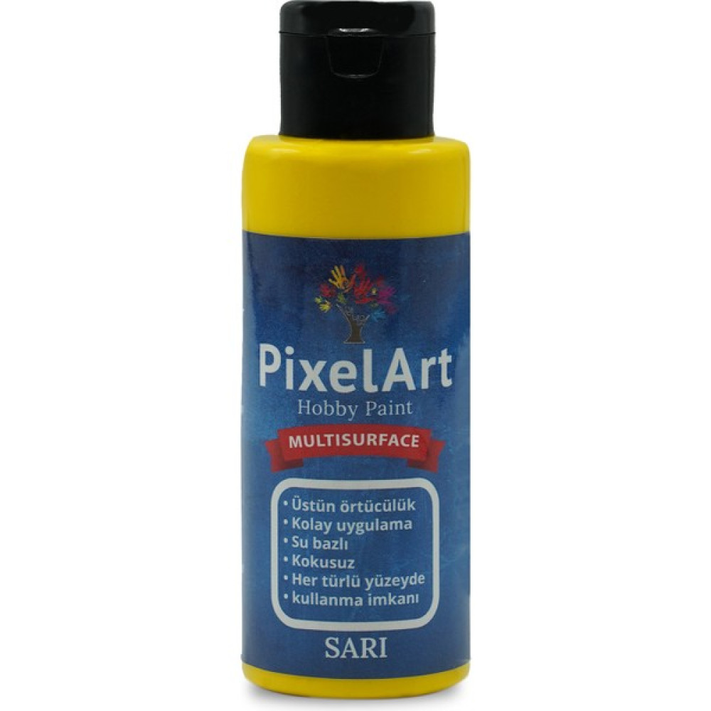 Pixelart Multisurface Akrilik Boya Sarı 110 ml Akrilik Boya Fiyatı