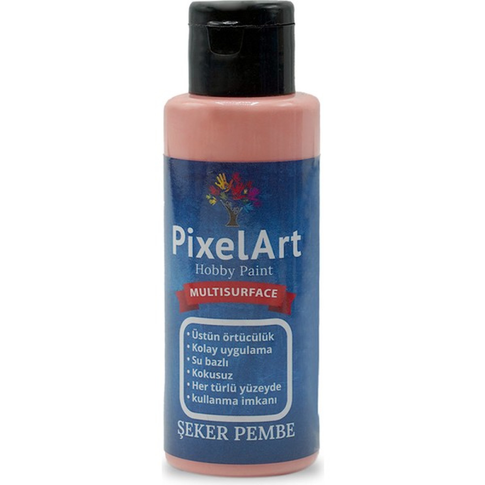 Pixelart Multisurface Akrilik Boya Şeker Pembe 110 ml Akrilik Boya Fiyatı