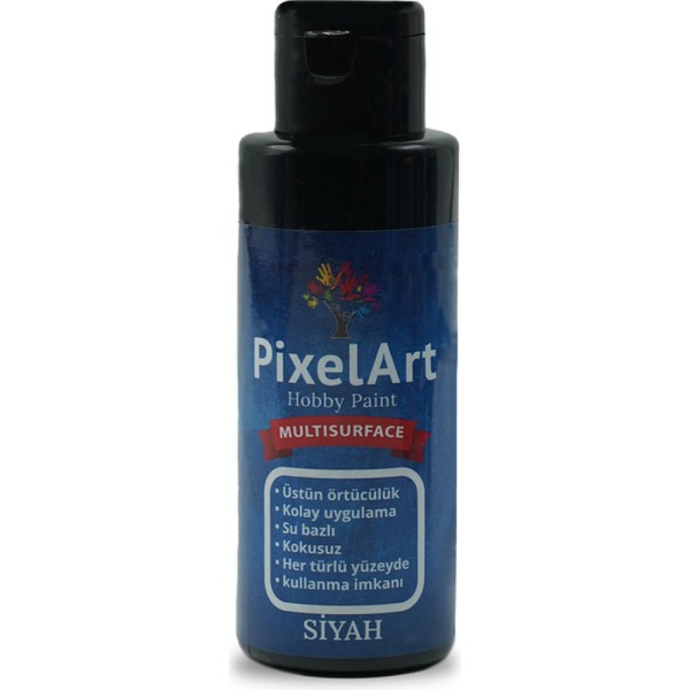 Pixelart Multisurface Akrilik Boya Siyah 110 ml Akrilik Boya Fiyatı