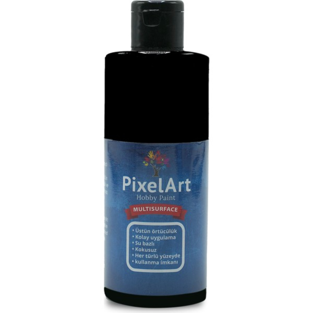 Pixelart Multisurface Akrilik Boya Siyah 250 ml / 300 gr Akrilik Boya Fiyatı