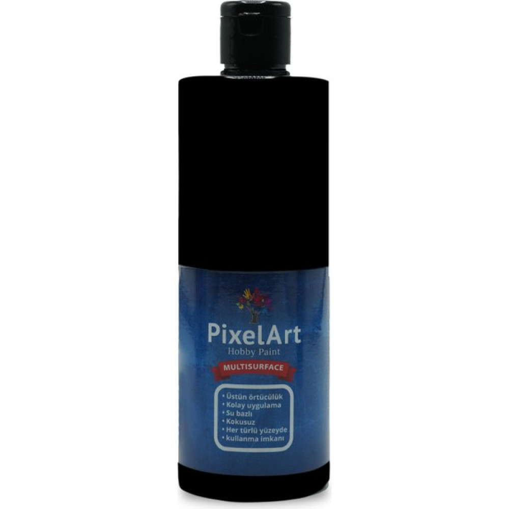 Pixelart Multisurface Akrilik Boya Siyah 500 gr Akrilik Boya Fiyatı