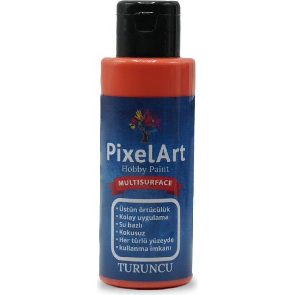Pixelart Multisurface Akrilik Boya Turuncu 110 ml Akrilik Boya Fiyatı