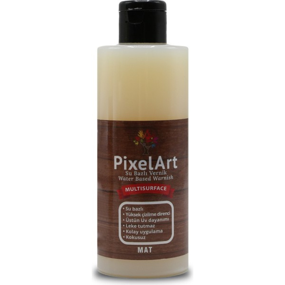 Pixelart Su Bazlı Akrilik Multisurface Vernik Mat 250 ml Sanatsal Malzemeler Fiyatı