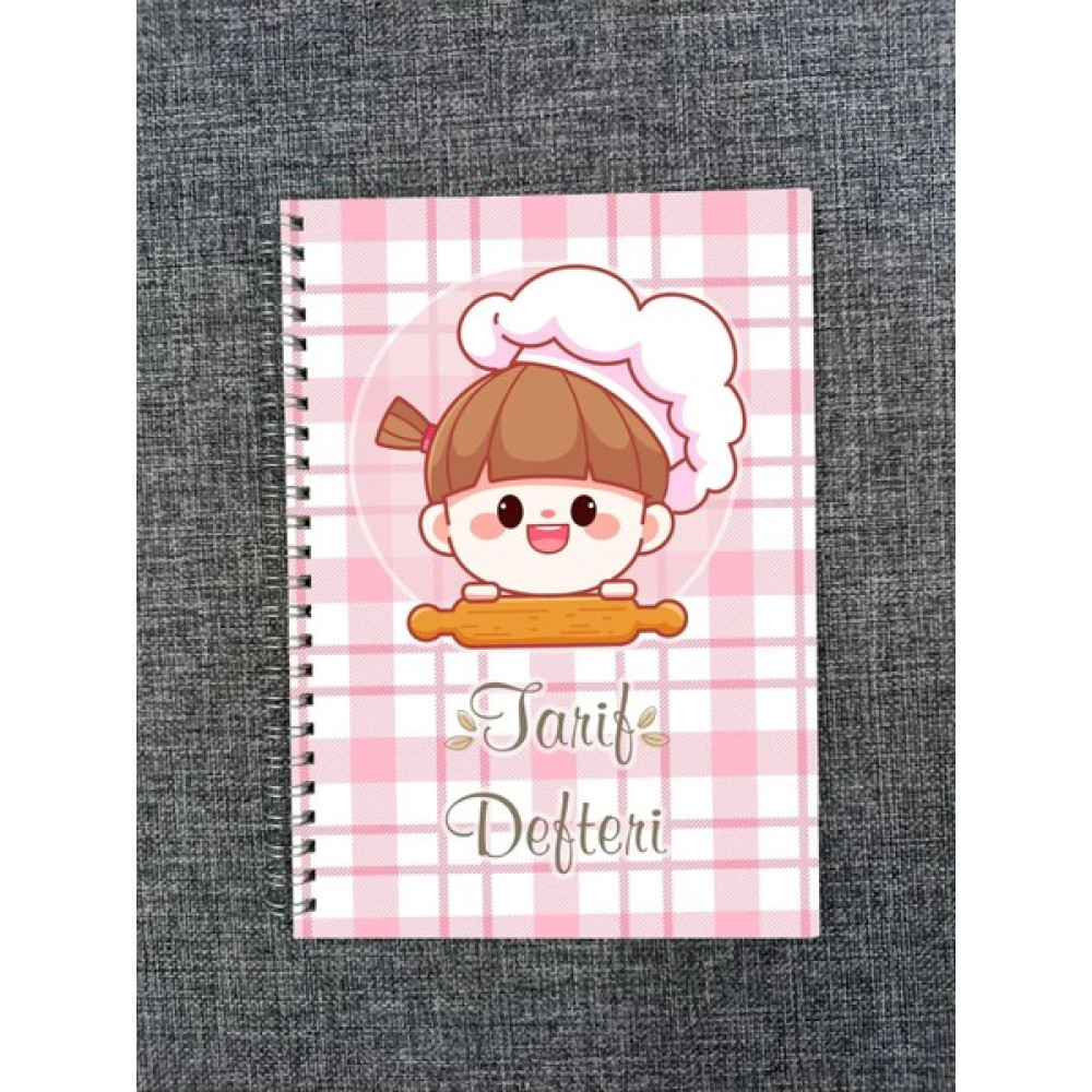 Pixelpare Yemek Tarif Defteri - Tarif Defteri Spiralli Defter Fiyatı