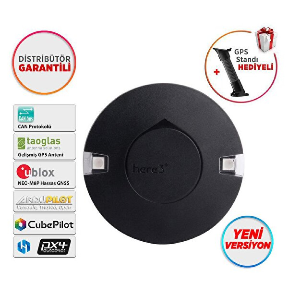 Pixhawk Here 3+ CAN GPS Gnss ile M8P Drone Aksesuarları Fiyatı