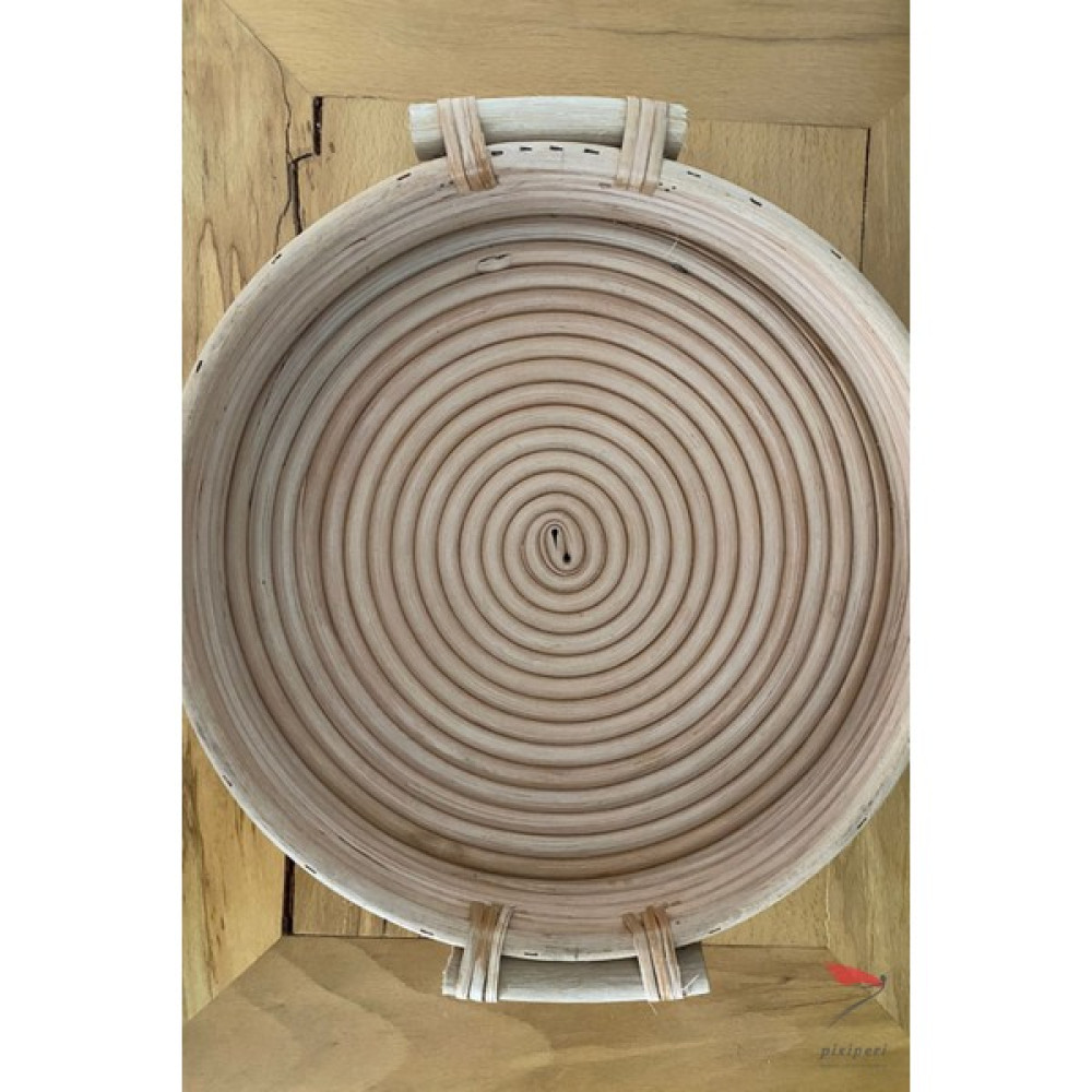 Pixiperi El İşciliği Modern İskandinav Bohem Bambu Kulplu Hasır Tepsi 30 cm Servis Tepsisi Fiyatı