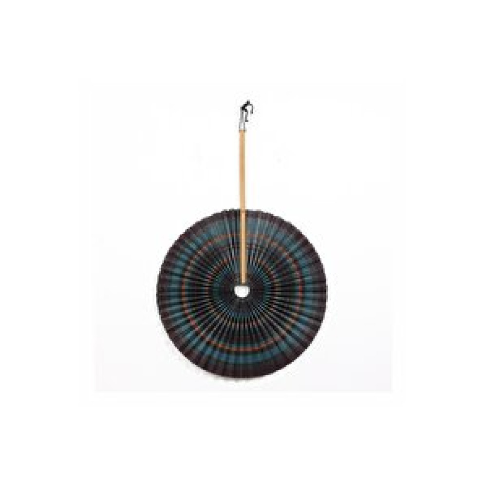 pixiperi Japandi, Retro Eklektik Boho, Iskandinav Dekoratif Bambu Siyah Duvar Dekoru Japon Yelpaze 50x77 Cm 50 cm Obje Fiyatı