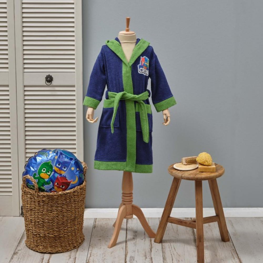 Pj Masks By Karaca Home Superhero %100 Pamuk Bornoz 4-6 Yaş - 4 - 6 Yaş - Lacivert Bornoz Fiyatı
