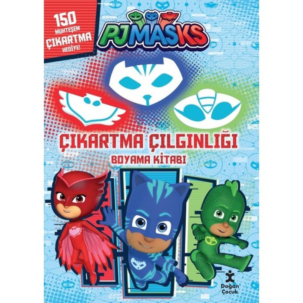 Pjmask Çıkartma Çılgınlığı Boyama Kitabı Çocuk Masal Fiyatı