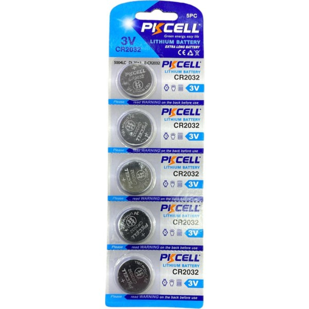 Pkcell 5'li Paket CR2032 Düğme Hücreli Lityum Pil Diğer Fiyatı
