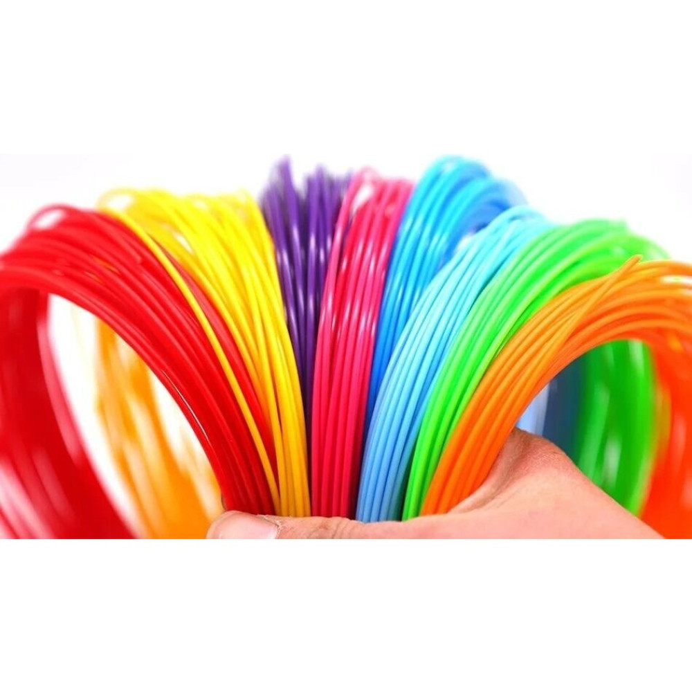 Pla Filament 10 Renk 5 Metre Toplam 50M. - Standart Filament Fiyatı