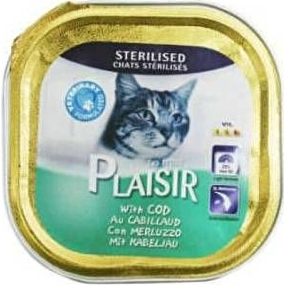 Plaisir Adult Kısırlaştırılmış Morina Balığı Pate 100 gr Evcil Hayvan Ürünleri Fiyatı