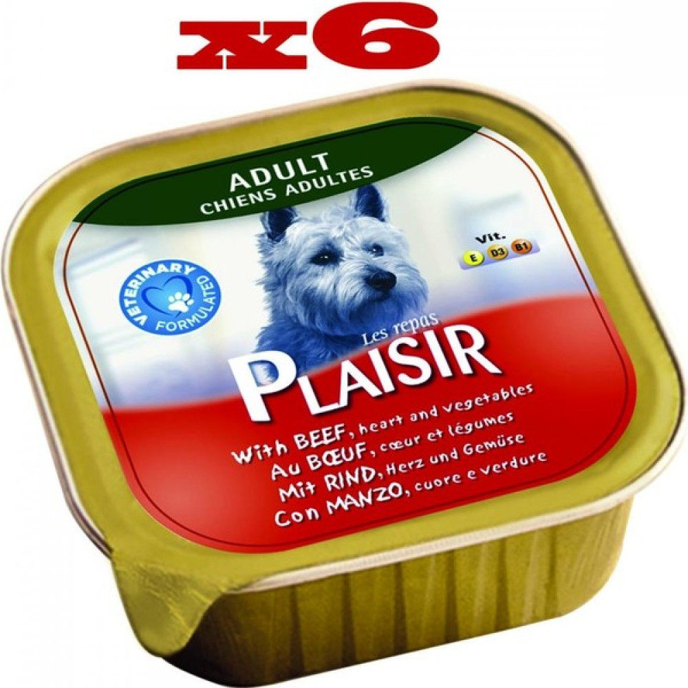 Plaisir Pate 150GR Sığır Etli ve Sebzeli Plaisir Yaş Köpek Maması Evcil Hayvan Ürünleri Fiyatı