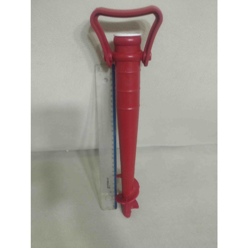 Plaj, Bahçe Şemsiye Tutturma Aparatı 34 cm Pls - Kırmızı Diğer Fiyatı